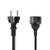 Nedis CEGP10200BK50 câble électrique Noir 5 m Prise d'alimentation type E CEE7/4