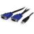 StarTech.com Conmutador Switch KVM 1U OSD y Cables 16 puertos USB A Vídeo VGA HD15