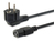 Equip 112121 power cable Black 3 m Power plug type F C13 coupler