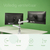 R-Go Tools Monitorarm R-Go Zepher, verstelbare dubbele monitorarm, 100% circulair, tot 8 kg draagvermogen, zwart