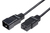 Microconnect PE141510 power cable Black 1 m C20 coupler C19 coupler