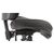 RS PRO Drehstuhl auf Rädern Gewebe Schwarz, höhenverstellbar 52 → 64cm mit verstellbarer Rückenlehne