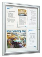 Tradition Outdoor Poster Case - 8x A4 - (505060) Anodised