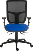 Ergo Comfort Mesh Back Ergonomic Operator Office Chair with Arms Blue - 9500MESH-BLU/0270 -