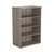 Jemini 1600 Wooden Bookcase 450mm Depth Grey Oak KF810513
