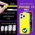 Hülle Neon für iPhone 15 Pro Silikon Schutzhülle Bunt Slim Case Handyhülle Cover Gelb