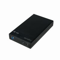 USB 3.0 HDD Gehäuse für 3,5" SATA HDD, Schwarz, LogiLink® [UA0276]