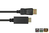 Anschlusskabel DisplayPort 1.4 an HDMI 2.0, 4K @60Hz, vergoldete Kontakte, OFC, schwarz, 10m, Good C
