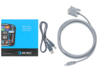 Software, Datenverwaltung, USB und RS232/PS2 Kabel für VDE-Prüf/Testgerät MI 329