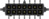 Stiftleiste, 14-polig, RM 3 mm, gerade, schwarz, 4-794637-4
