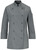 Damenkochjacke Milan Langarm; Kleidergröße 34; grau