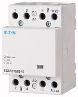 Eaton Z-SCH230/63-40 Szerelési védelem Névleges feszültség: 230 V, 240 V Max. kapcsolási áram: 63 A 4 záró 1 db