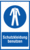 Dreieck-Schild - Schutzkleidung benutzen, Blau, 60 x 42.5 cm, PVC, Weiß