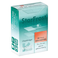 Star Frost Objektträger 76 x 26 mm 50 Stück Servoprax orange (50 Stück), Detailansicht