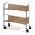 File trolley, chrome plated