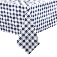 PVC Tablecloth in Red / White Checked Design - Liquid Resistant 1370 x 2280mm