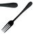 Olympia Etna Dessert Fork in Black Made of 18/10 Stainless Steel 183(L)mm
