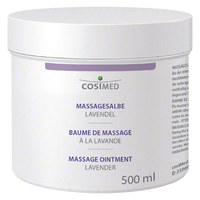 cosiMed Massagesalbe, Massage Salbe, Creme mit Lavendelduft, 500 ml