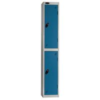 Probe blue door premium locker - Standard top - two door - 1780 x 305 x 305mm