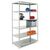 Bolted open access steel shelving - up to 100kg - 1200mm wide - in a choice of 2 heights and 3 depths