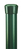 Zaunpfosten f.Zierg.Rondo und Deco,zinkp.grün Kst.b.,Länge 900mm,Pfosten Ø28mm