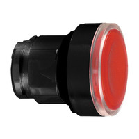 Frontelement für Leuchtdrucktaster ZB4, tastend, rot, Ø 22 mm