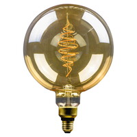 LED Vintage-Filament Globeform G200, E27, 8.5W 1800K 500lm, Glas Gold CRO