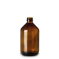 500ml Narrow-mouth bottles without closure soda-lime glass brown PP 28