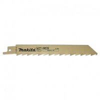 MAKITA B-16813 - Blister de 5 sierras de sable hcs/cv para madera 130mm 4 dpp tipo a