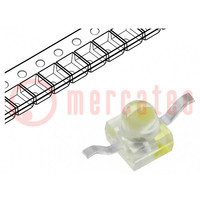 LED; SMD; Gull wing; rood; 1000÷2000mcd; 2,4x2,15x2,75mm; 25°; 20mA