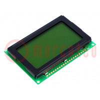 Display: LCD; graphical; 128x64; STN Positive; 75x52.7x9.6mm; 2.4"