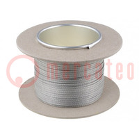 Braids; tape; Thk: 0.5mm; W: 2mm; 10A; Package: 25m