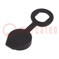 Dust cover; elastomer thermoplastic TPE; black; M19W