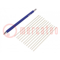 Tool: brush; fiberglass; L: 135mm; Ø: 2mm; D-GPKE