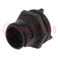 Connector: rond; contact; mannelijk; PIN: 6; contactloos; UL94V-0