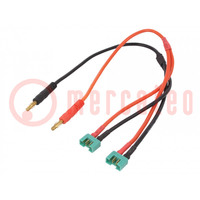 Accessories: adapter; 300mm; 14AWG; Insulation: silicone