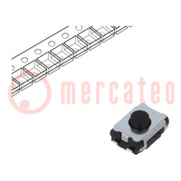 Microschakelaar TACT; SPST; pos: 2; 0,02A/15VDC; SMT; geen; 2,5mm