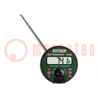 Multiméter: hőmérséklet; digitális; LCD; 3,5 digit; -50÷150°C