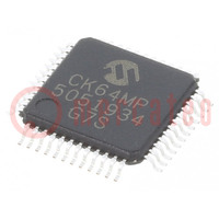 IC: dsPIC mikrokontroller; 64kB; 8kBSRAM; TQFP48; DSPIC; 0,5mm