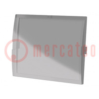 Panel frontal; convexa; 3M XTS Modulbox XTS; transparente