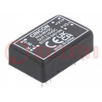 Convertisseur: DC/DC; 10W; Ud'entrée: 9÷36V; Ubase: 15VDC; DIP24