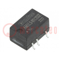 Przetwornica: DC/DC; 1W; Uwej: 4,5÷5,5V; Uwyj: 12VDC; Iwyj: 84mA; SMT