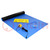 Protective bench kit; ESD; L: 1.2m; W: 600mm; Thk: 2mm; blue; <100MΩ