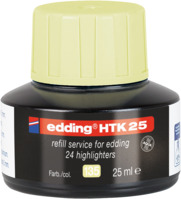 edding HTK 25 refill service highlighter pastel yellow