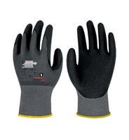 Handschuhe FlexMech 663+ Gr.9 grau/schwa