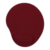 Powerton ERGO PALMA Podkładka pod mysz żelowa, czerwone wino