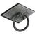 Produktbild zu Hängegriff Karo mit Schild Breite 68,Höhe 35mm,Eisen schwarz verzinkt abgerieben