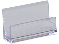 Visitenkartenständer Acryl, 103x30x60 mm, glasklar