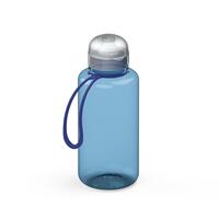 Artikelbild Drink bottle "Sports" clear-transparent incl. strap 0.7 l, transparent-blue/transparent