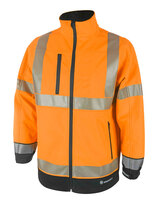 Beeswift High Visibility Two Tone Softshell Orange / Black M